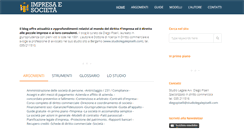 Desktop Screenshot of impresa-societa.com