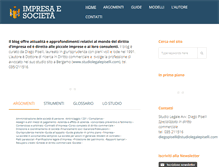 Tablet Screenshot of impresa-societa.com